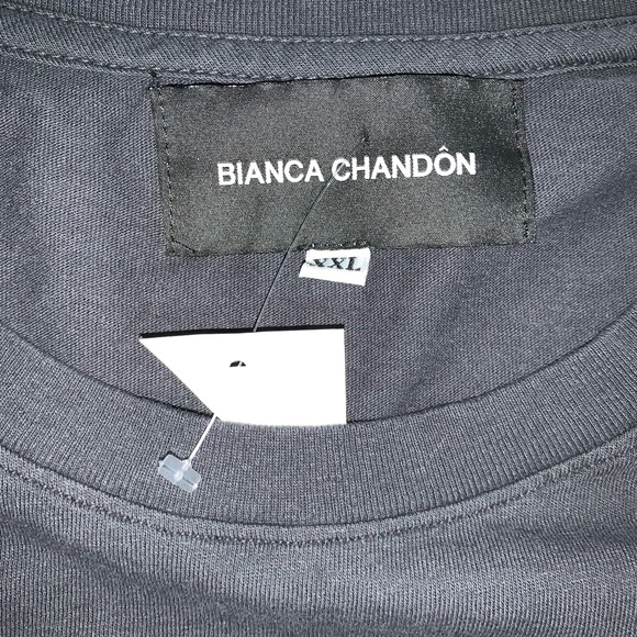 nwt BIANCA CHANDON 2XL black long sleeve tee - Picture 2 of 5